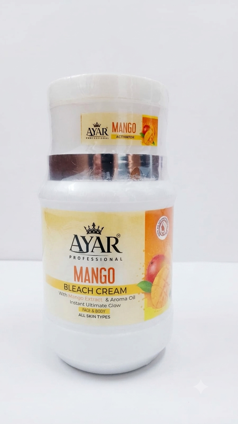 mango bleach cream (bleach 800g + activator 200g) mango bleach cream (bleach 800g + activator 200g)