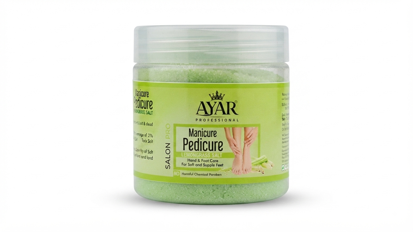 manicure pedicure lemongrass salt (400gm) manicure pedicure lemongrass salt (400gm)