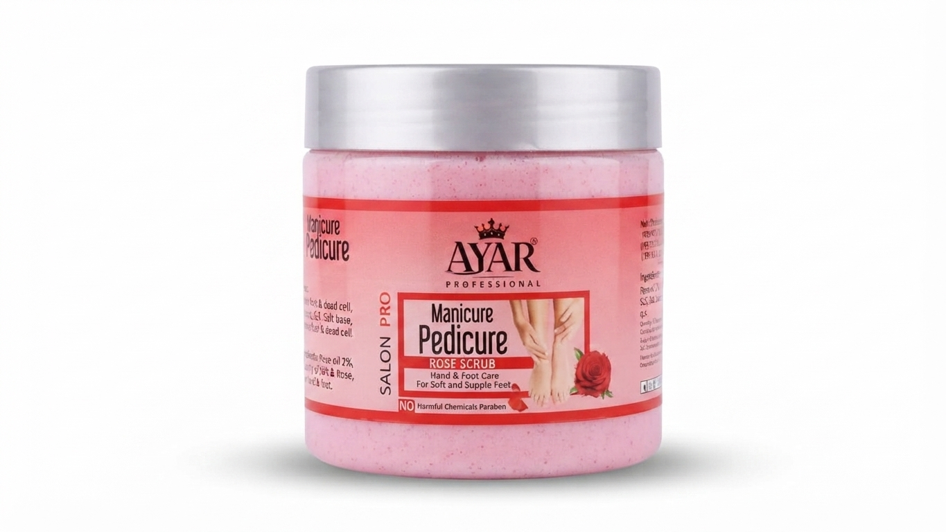 manicure pedicure rose scrub (400gm) manicure pedicure rose scrub (400gm)